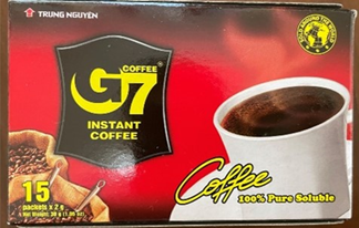 G7 インスタントコーヒー　ブラック　24個　8935024140147