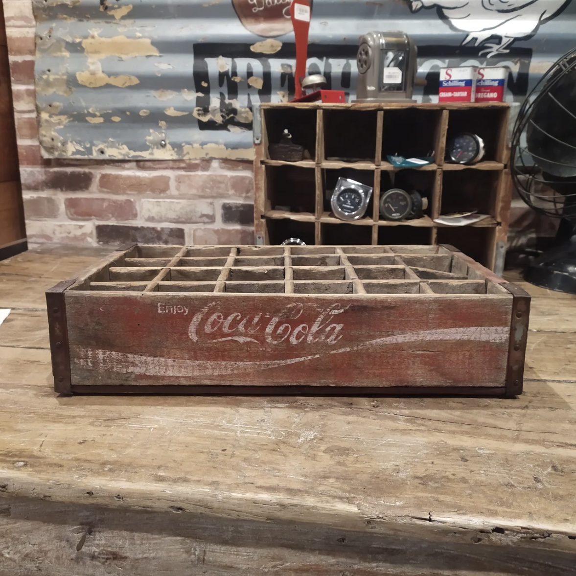 Coca-Cola　コカコーラ　ウッドボックス　木箱　ヴィンテージ　➊点のみ！