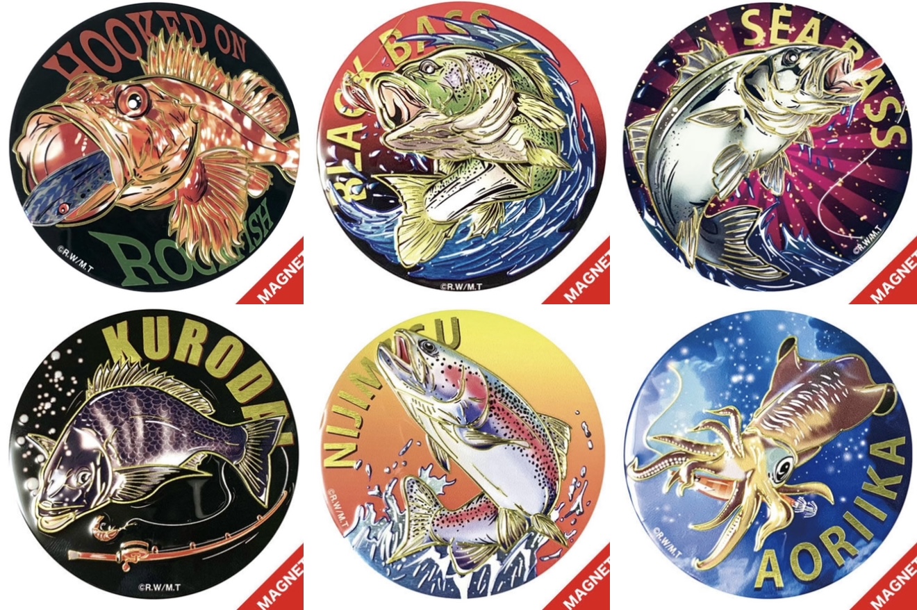 インバウンド　お土産に最適！ Fishing  マグネット　30個ＳＥＴ！