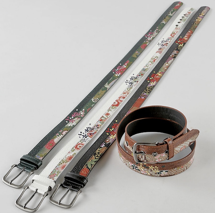 刺繍入り和柄切り替えベルト30本ＳＥＴ！