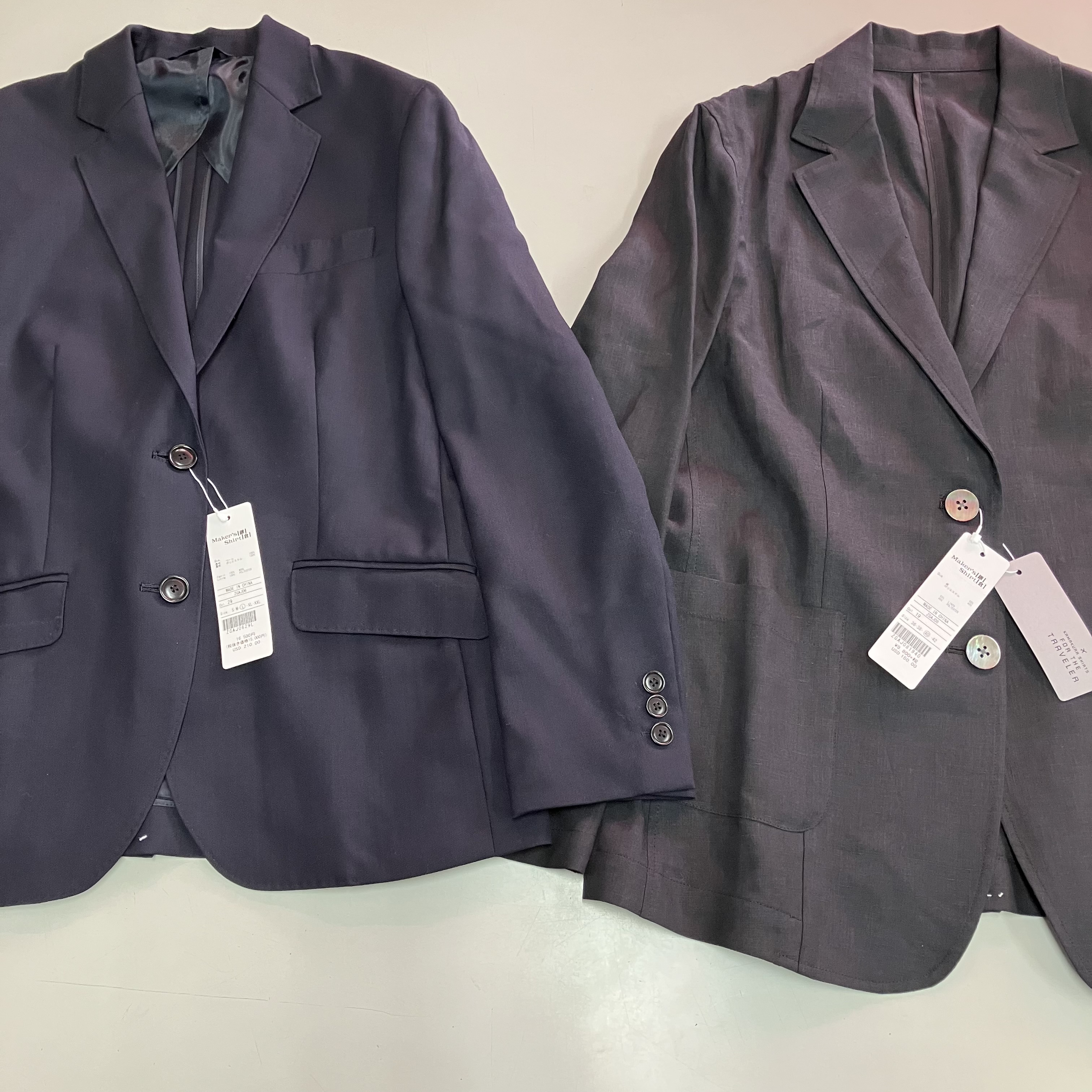 鎌倉シャツ「Kamakura Shirts」レディース・ジャケット春先にオススメ！9800円と15000円　Lサイズ