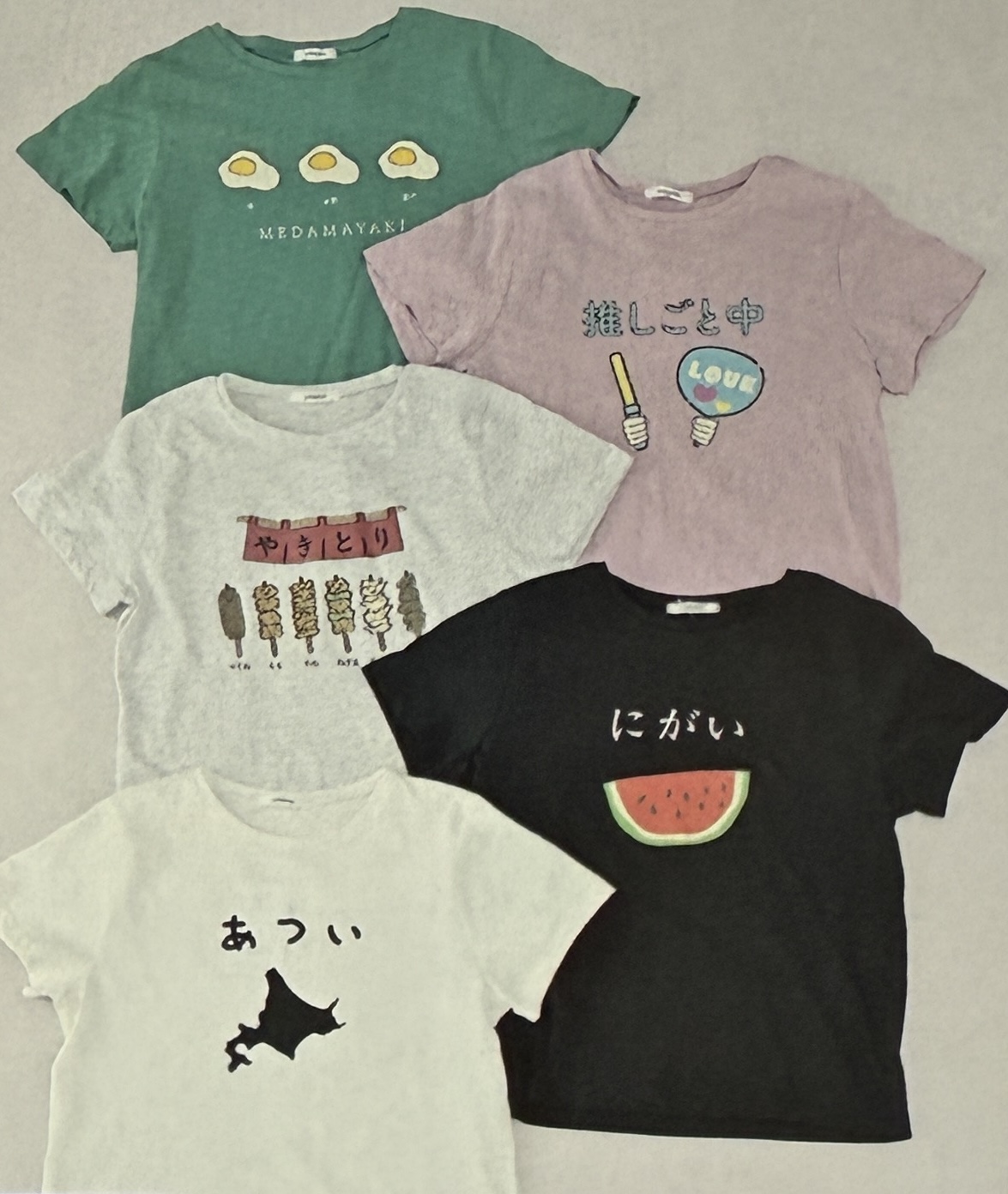 レディース天竺半袖面白いプリントＴシャツ30枚セット！