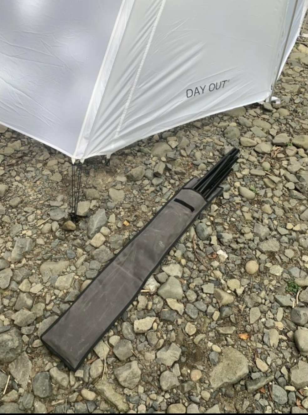 DAY OUT タープポール キャノピーポール 火吹き棒 薪バサミ トング 収納 ケース パラフィン加工 MaTOU - WAKIZASHI Casehｈ上代2000