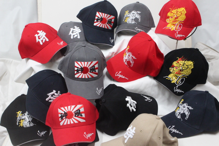 キャップ　龍　忍者　侍　神風　桜　全16種アソート　32個入り