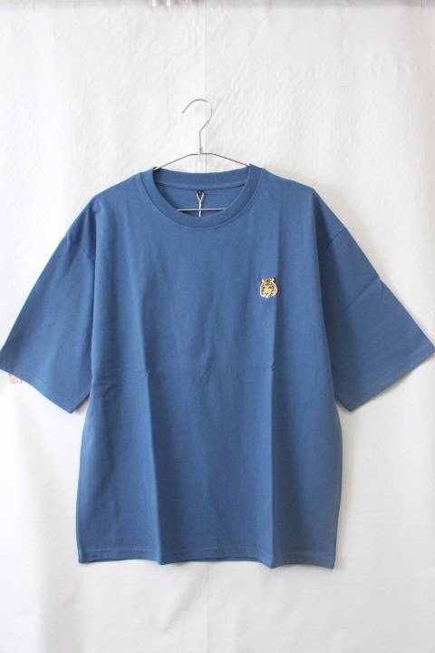 メンズ　オープンエンドコットン天竺　ワンポイト刺繍　ワイドフィットTシャツ　全6色アソート　　36枚入り No.156-7204