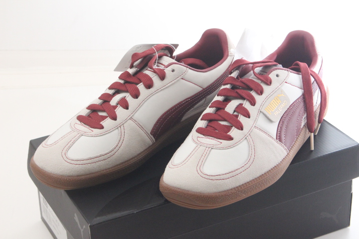プーマ パレルモ OG　PUMA PALERMO OG　WARM WHITE-INTENSE RED　サイズこみ　5足セット　383011 14