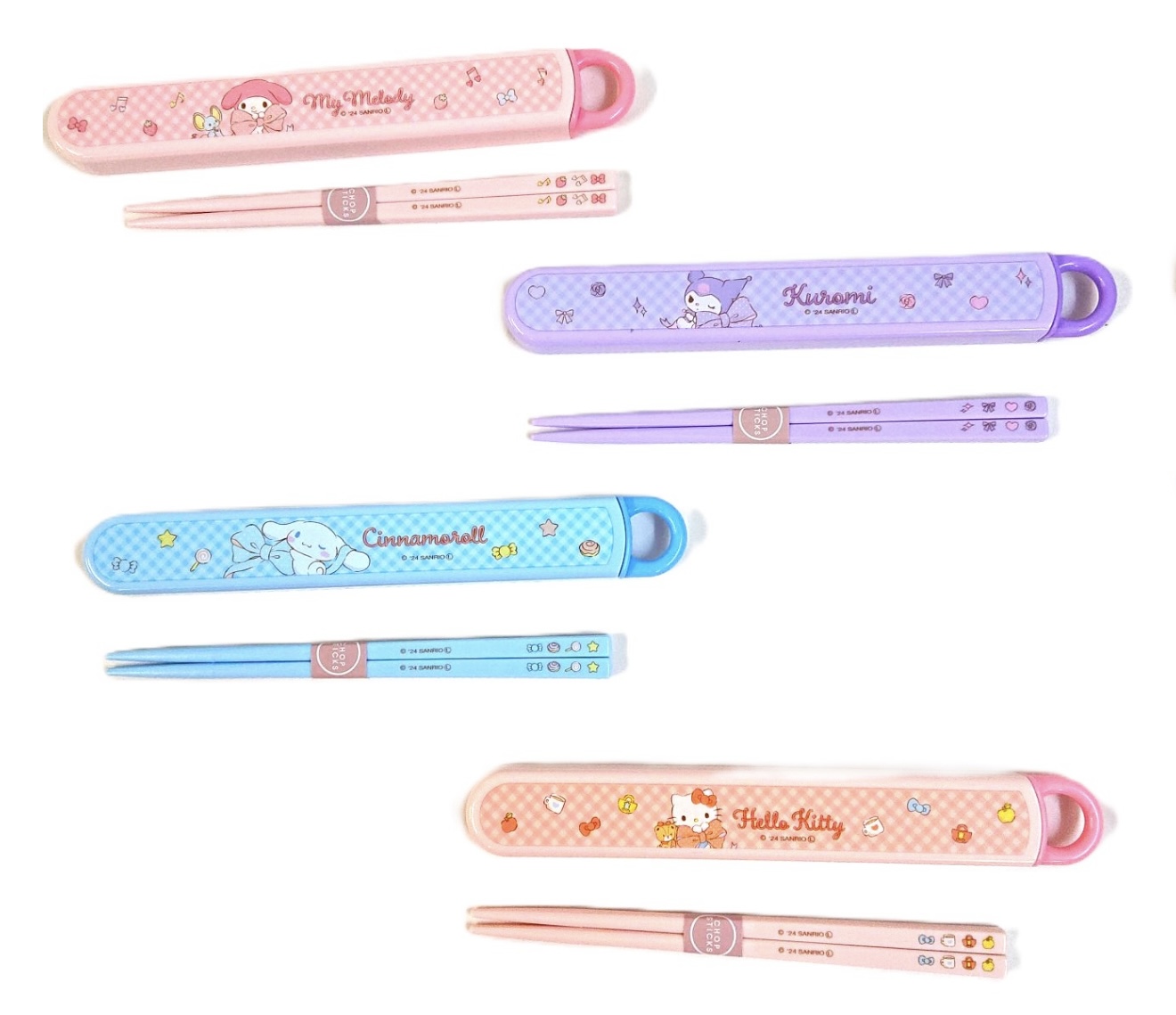 3セット限り！サンリオ箸&箸箱セット24個SET！