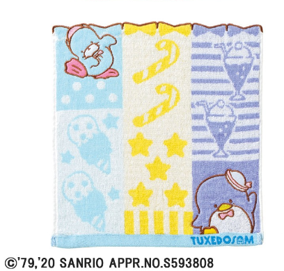 8月6日(水)11:00までSale★　サンリオ タキシードサム シャンブルサム 　ウォッシュタオル10枚入り