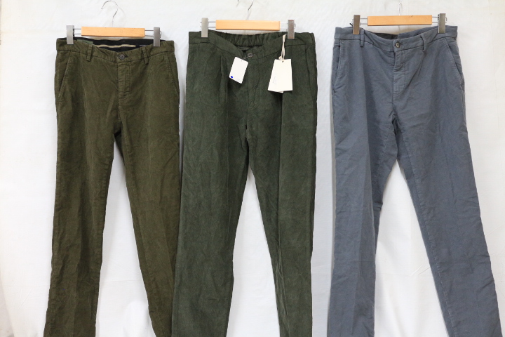 THE処分！シワ等ありですが高級品men'sパンツ3本　18000円　29000円