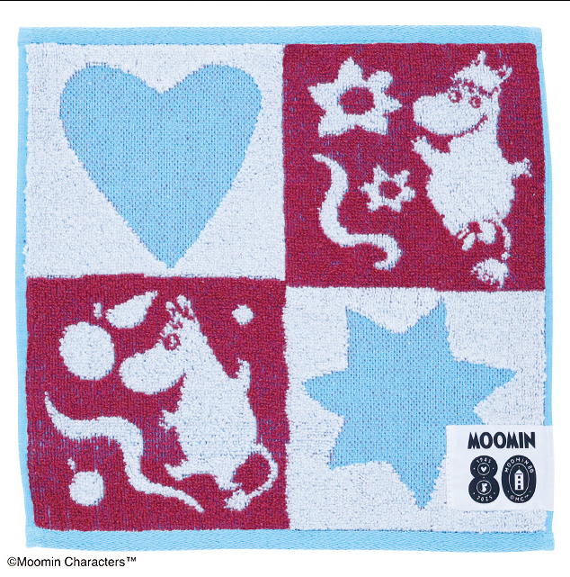 9月25日までSale★MOOMIN ムーミン プレイ／スクエア ミニタオル　10枚入り