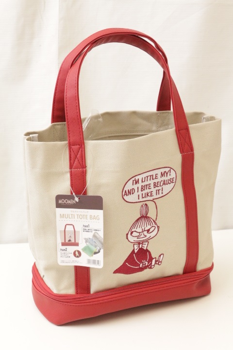 9月25日までSale★MOOMIN ムーミン クロスレッド トートバッグ ゴルフ　5枚入り　1525006600