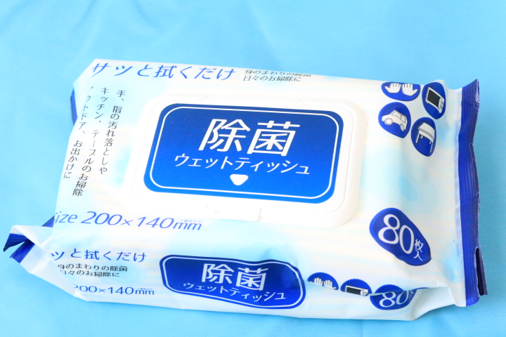 除菌ウェットティッシュ 80枚入　144個セット