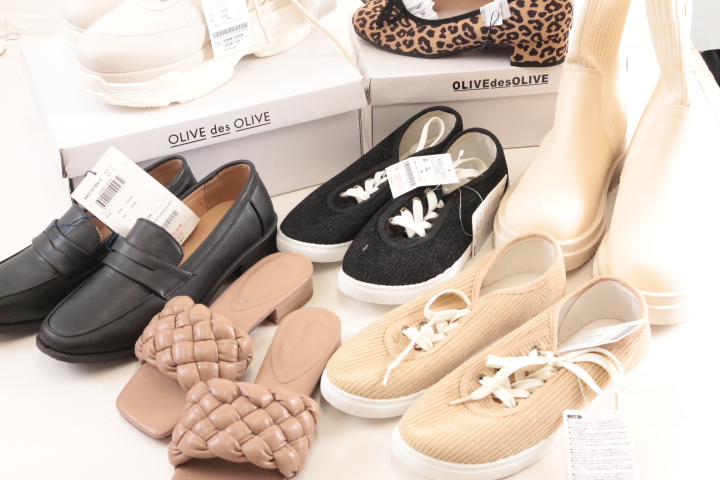 超特価！OLIVE des OLIVE　レディスシューズ混み混み福箱　１５０足入り　５０足入り　２５足入り！爆安大サービス！