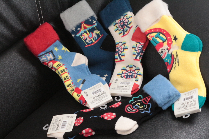 婦人アクリル裏起毛ソックス(テーマパーク)　50個　1003449911