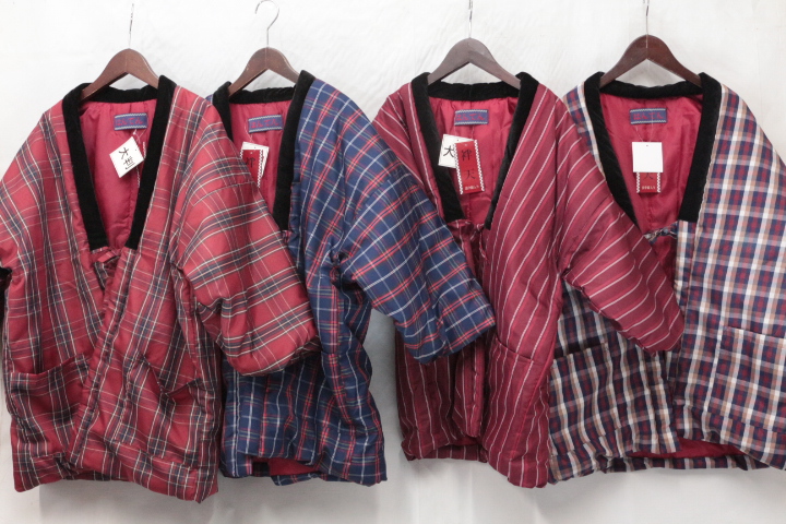 婦人/紳士　先染格子袢天　普通/大判　12枚入り 1003457431・1003457411・1003457401