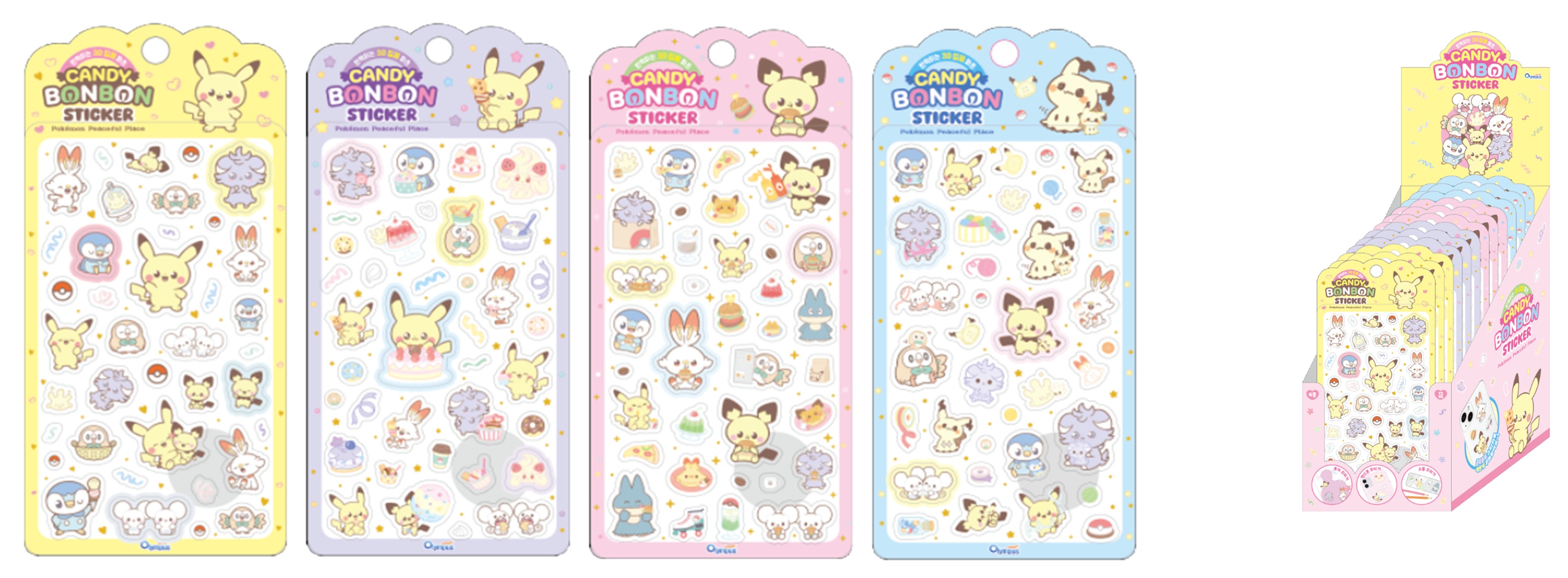 当社売れ筋NO1！緊急予約販売！ポケットピース_キャンディーボンボンステッカー シール 韓国正規ライセンス商品