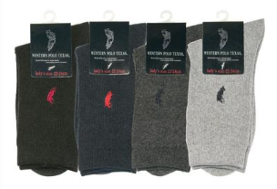 PLC547-99　WESTERN POLO　レディス　婦人 リブカジュアルソックス　アソート　120足セット