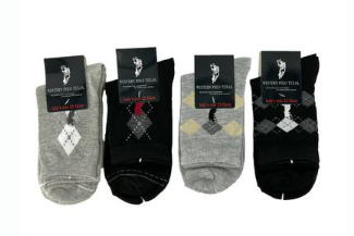 PLC109-99　WESTERN POLO　レディス　婦人　カジュアルソックス　アーガイル　120足セット