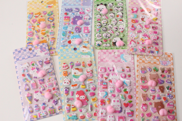 残りわずかだよ！即出荷可能！！大特価！　動物お尻シール8均等アソート　１６０枚×５セットだけ！