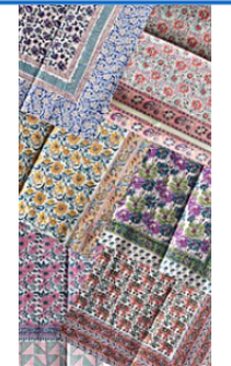 インドエスニック　インド綿 100% マルチカバー　220 x 260cm 　(ダブルベッドカバーサイズ）　こみこみ40枚セット