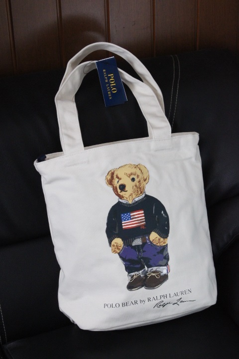 【POLO RALPH LAUREN】ポロ ラルフローレン　ポロベア 　キャンパストートバッグ　1個から購入可能！！ 9AR021