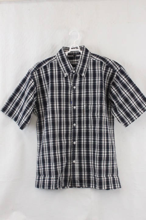 SABLINA　VALENTINO　メンズ　半袖サッカーシャツ　ボタンダウン　　全3色アソート　普通寸　24枚入り SV6007