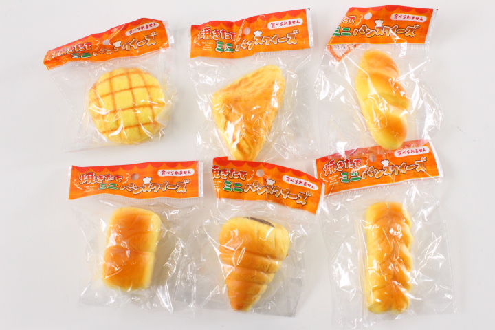 焼きたてミニパンスクイーズ　全6種アソート　480個入 5362