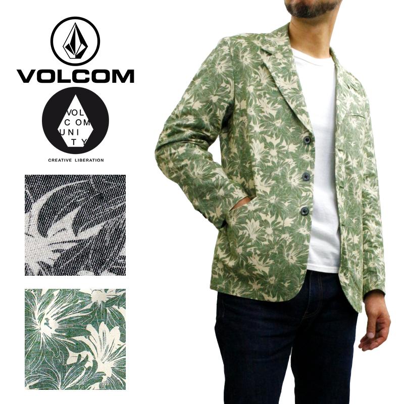 【VOLCOM】ボルコム　メンズ　Button Jacket 　全2アソート　2枚入り A16115JA