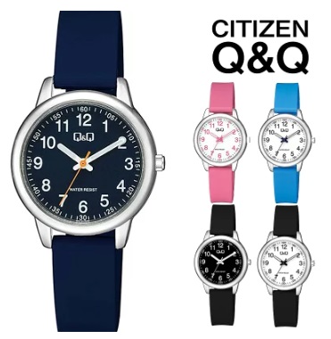 国内正規品　CITIZEN シチズン　Q&Q　腕時計　全5色　19個入り～ QC15J304Y・QC15J305Y・QC15J314Y・QC15J325Y・QC15J334Y