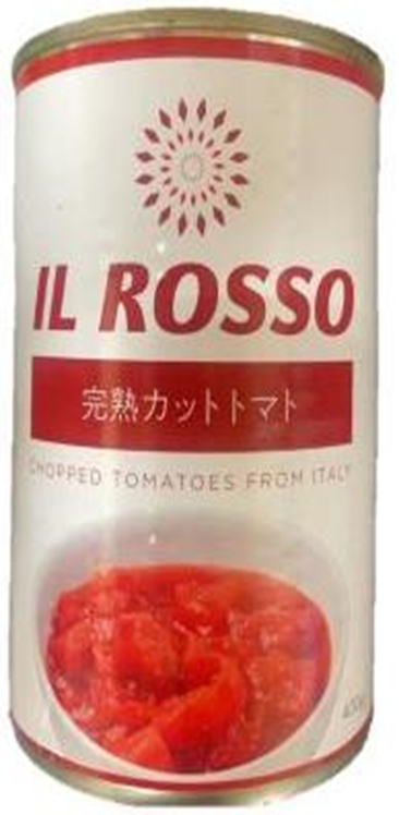 トゥーバトレーディング　IL ROSSO カットトマト缶 イタリア産　240個　4571250078294