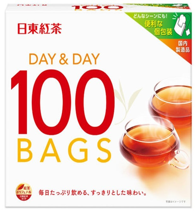 三井農林　日東紅茶 DAY&DAY ティーバッグ 100BAGS　240個　4902831508204
