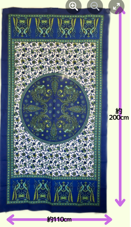 インドエスニック　フリークロス（110 x 200cm）　50枚セット　※1柄のみ