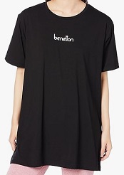 【BENETTON】ベネトン　レディース　半袖Tシャツ　全2色アソート　12枚入り 3111806