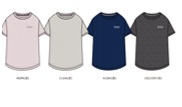 【Kaepa】レディース　カチオンクルーネック半袖Tシャツ   全4色アソート 12枚入り     KL691235