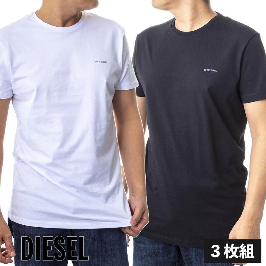 DIESEL　ディーゼル　Tシャツインナー　3Pセット全2色3サイズ　1個入り 00SPDM 0AALW 100・00SPDM 0AALW 900