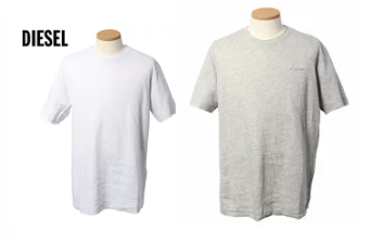 DIESEL　ディーゼル　BIG　半袖Tシャツ　全2色3サイズ　1枚入り 00SHEC 0CATA 100・00SHEC 0CATA 912