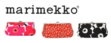 【marimekko】マリメッコ　SILMALASI KUKKARO　がま口　ポーチ　全3色　1個から！ 91496・27003・91438