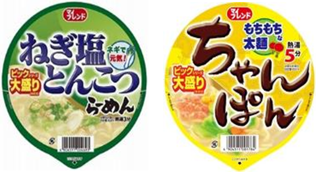 大黒食品工業　ビック ねぎ塩とんこつらーめん・ビック ちゃんぽん　2種240個セット　4904511004693　4904511004266
