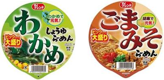 大黒食品工業　ビック わかめしょうゆらーめん・ビック ごまみそらーめん　2種240個セット　4904511001531　4904511001548