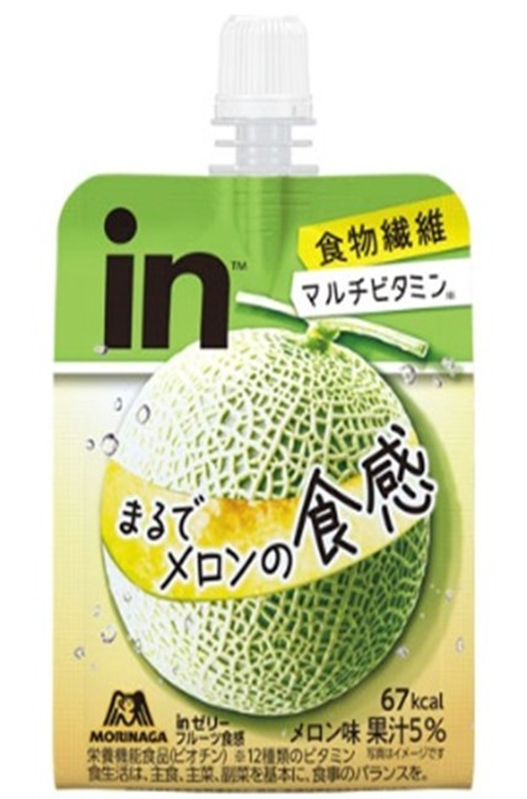 森永製菓　inゼリー フルーツ食感＜メロン＞　252個　4902888732690
