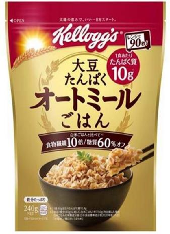 日本ケロッグ　大豆たんぱくオートミールごはん　108個入　4901113892130