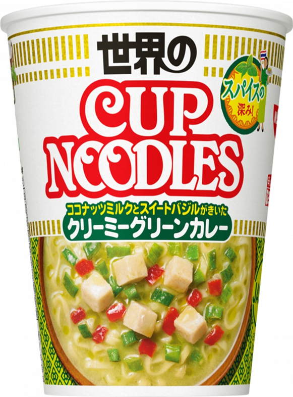 日清食品　カップヌードル スパイス香るクリーミーグリーンカレー　240個　4902105284001
