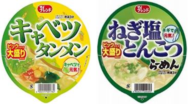 大黒食品工業　ビック キャベツタンメン・ビック ねぎ塩とんこつらーめん　2種240個セット　4904511001784　4904511004693