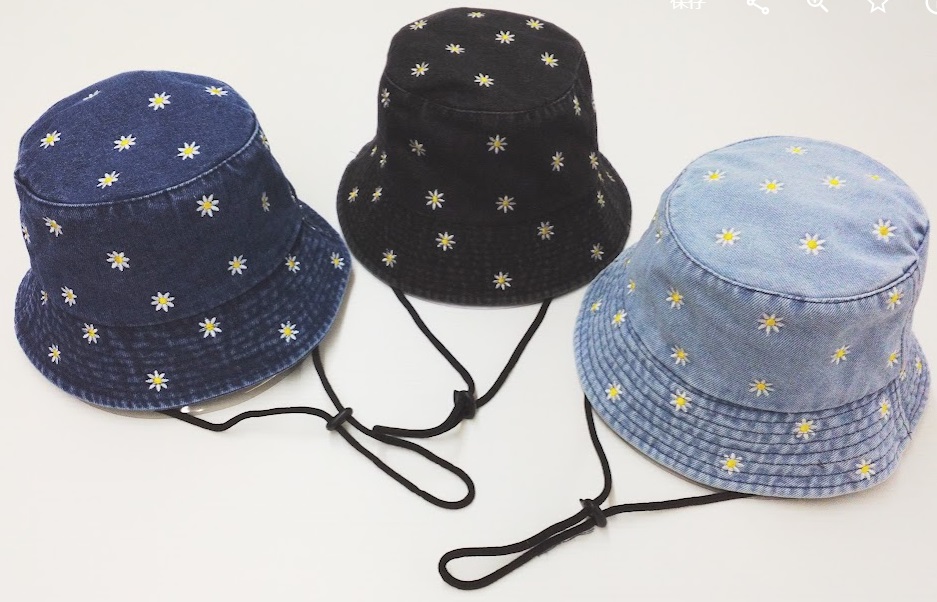 花刺繍　デニムハット　12個入り 1003322151