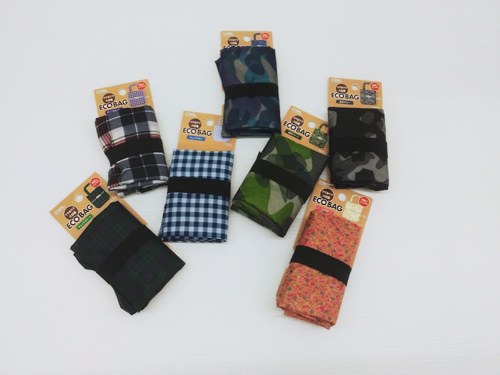 数量限定！エコバッグ　ゴム止め/袋入れ　30個入り 1003028451・1003028461