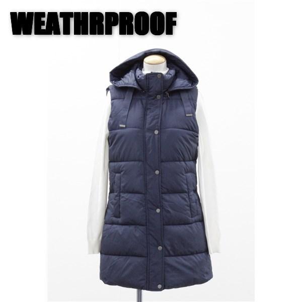 コストコ処分品！1セット限定！WEATHRPROOF レディース アウター 中綿入り ロング ベスト 取外し可能フード付き　サイズ＆カラーアソート　7枚入り