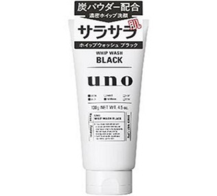 ウーノ ホイップウォッシュ ブラック/スクラブ　130ｇ　36個入り 4901872449675・4901872449682