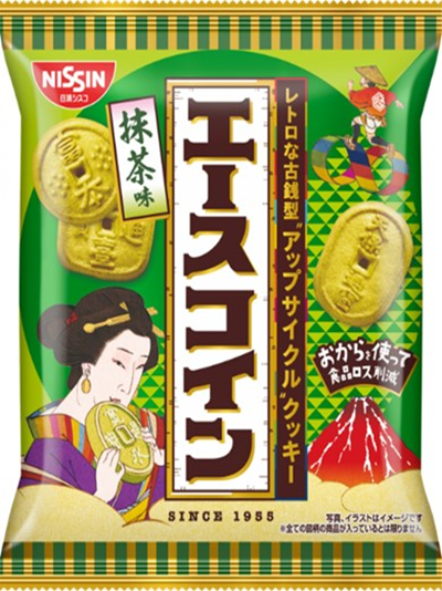 日清シスコ　エースコイン 抹茶味　60個　4901620343842