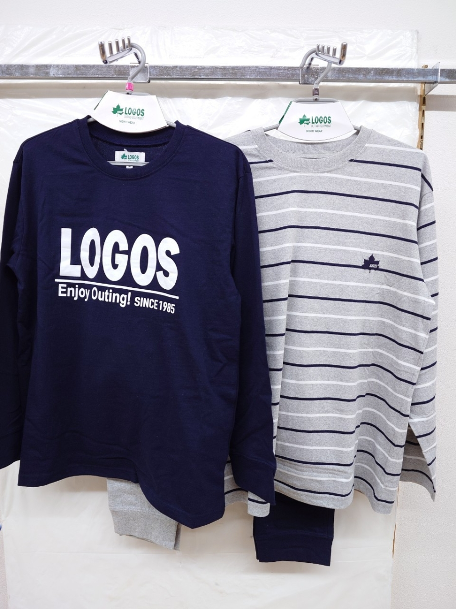 LOGOS/紳士天竺無地・ボーダー丸首スーツ　12個入　1003372561