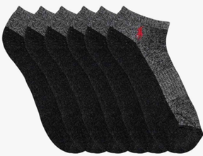ラルフローレン　メンズソックス6足　827149PK3　CHARH　1個から購入可能！